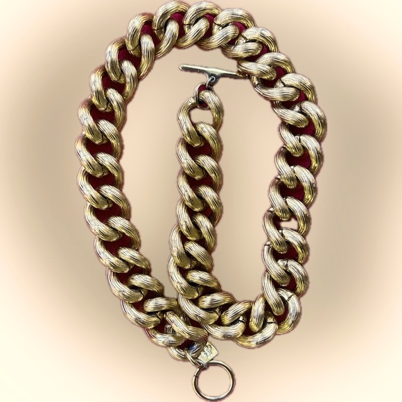 Anne Klein Chunky Gold Chain Necklace - Picture 2 of 6